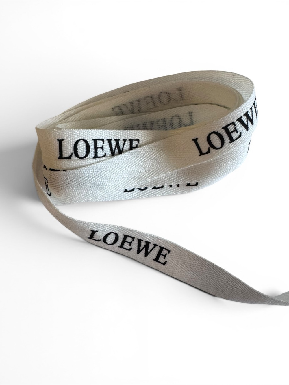 Loewe Black Logo on White Ribbon